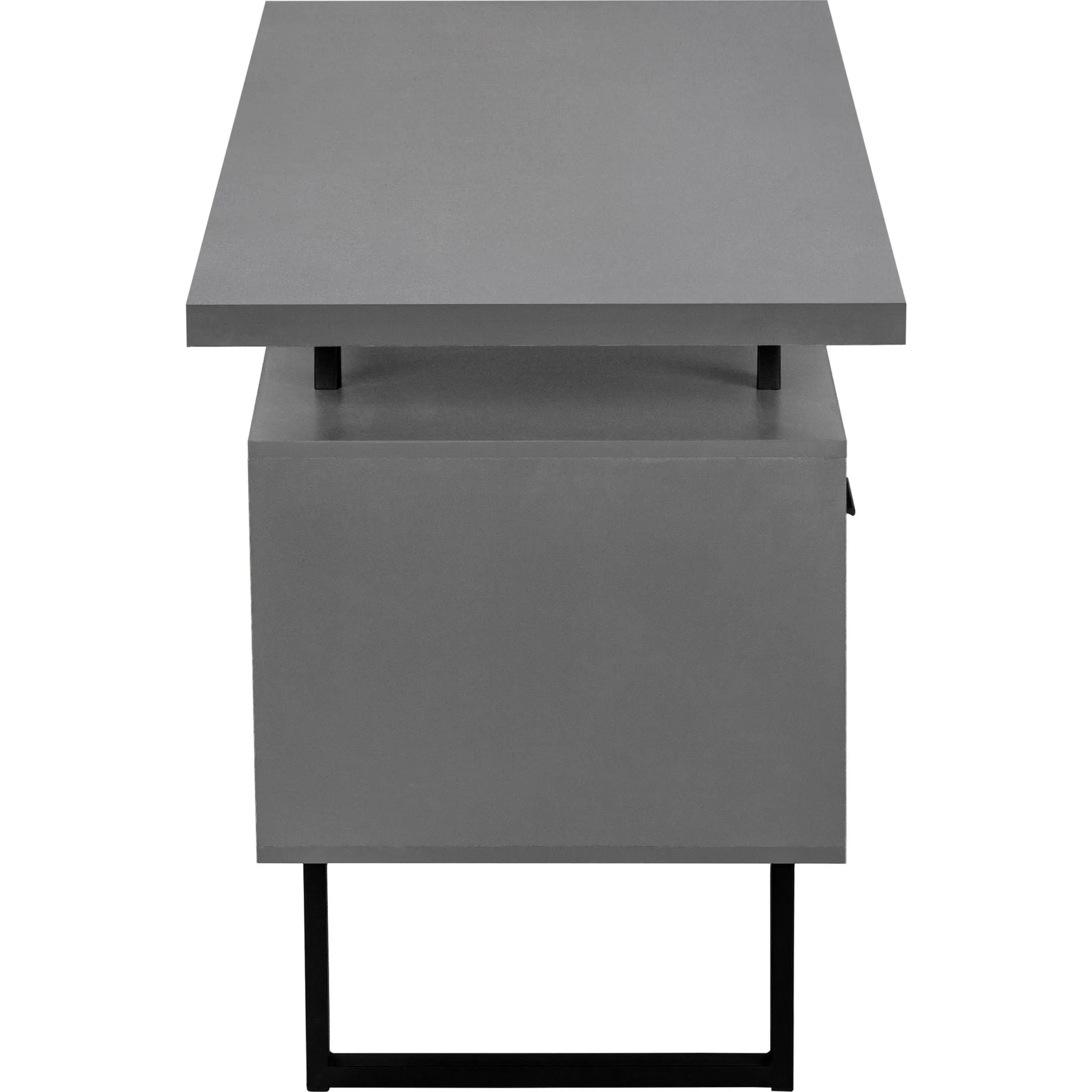 60" Desk - Modern Grey