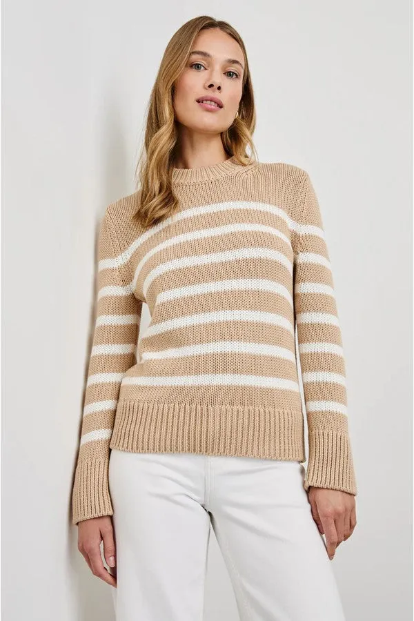 Alise Sweater -Ivory Birch Stripe