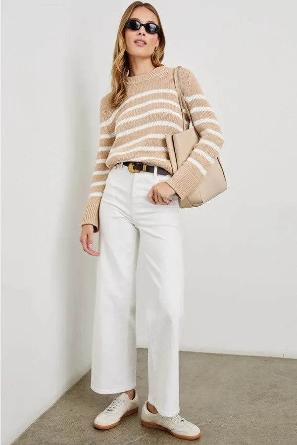 Alise Sweater -Ivory Birch Stripe