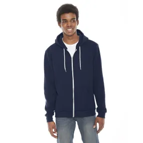 American Apparel Unisex Navy Flex Fleece Zip Hoodie