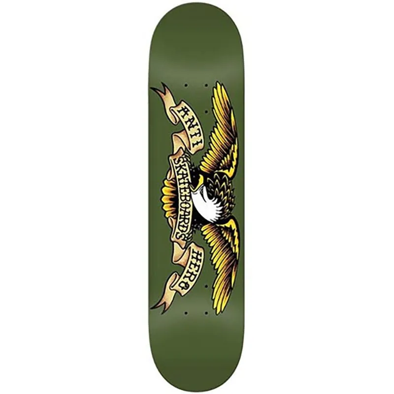 Anti-Hero 8.38" Classic Green Eagle Skateboard Deck