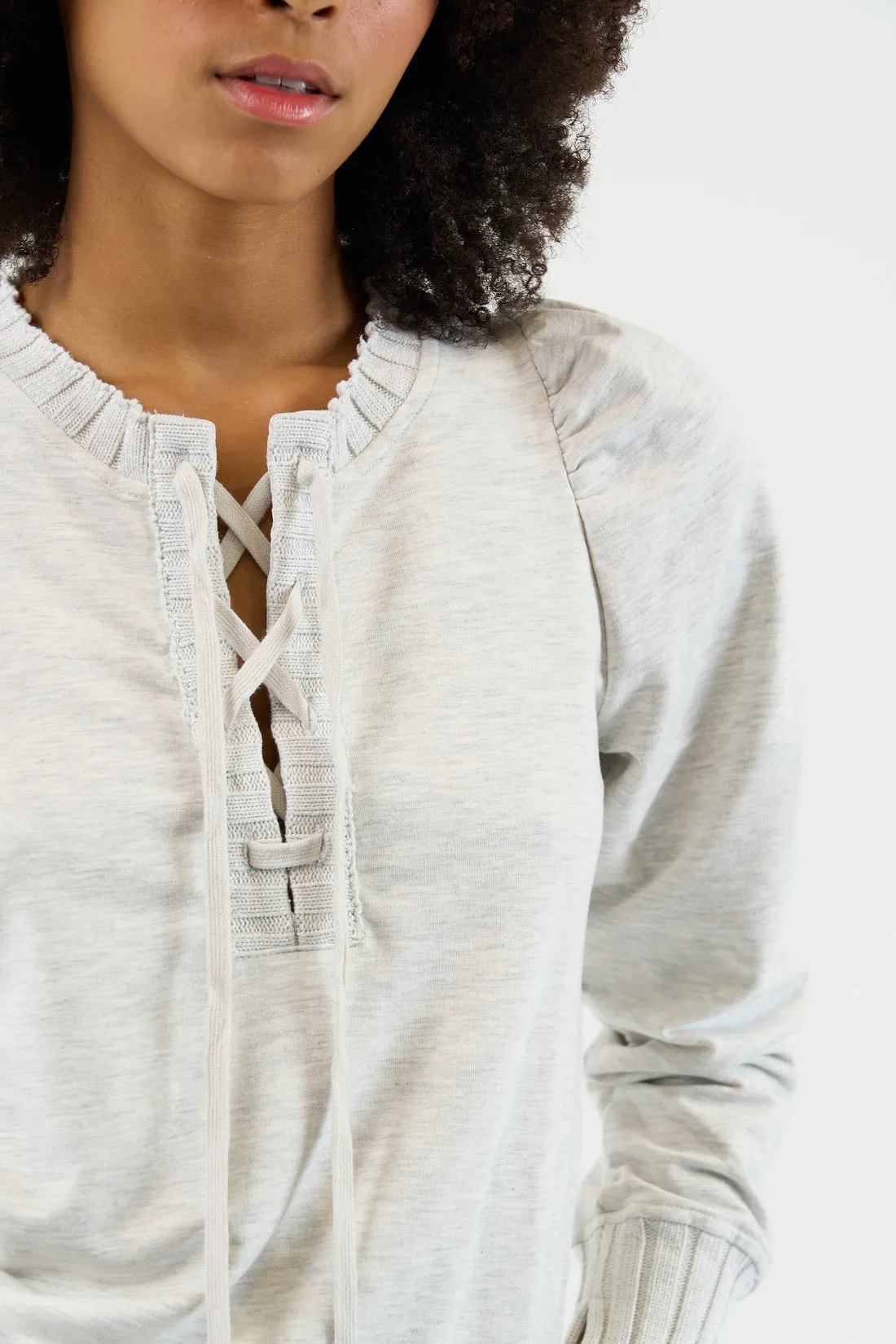 Atlas Pullover ~ Heathered Grey