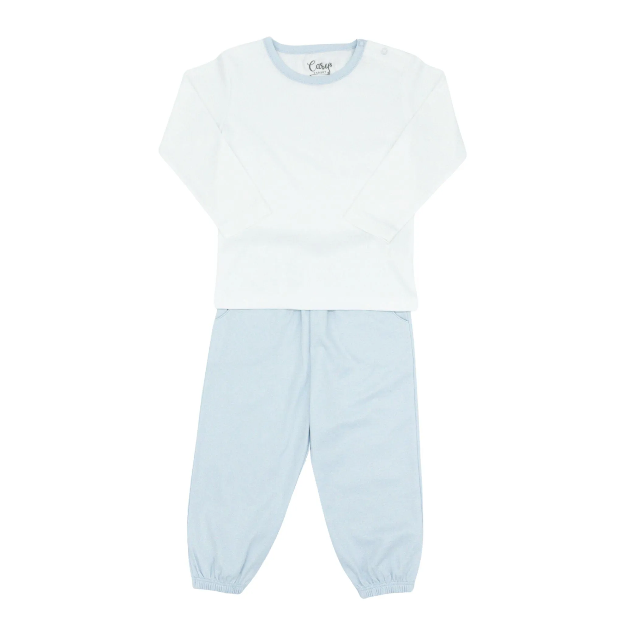 Boys Pima Long-sleeve Top and Pant Set - FINAL SALE