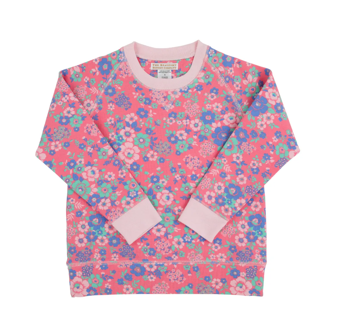 Cassidy Comfy Crewneck- Mt Paran Mini Flora/ PBP