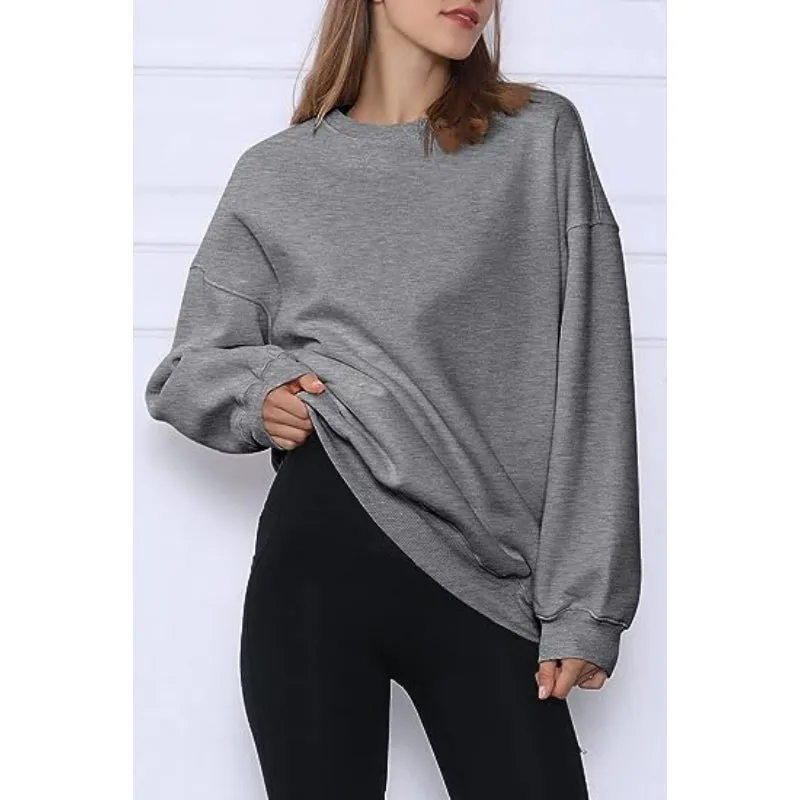 Casual Style Comfy Oversized Sweatshirts