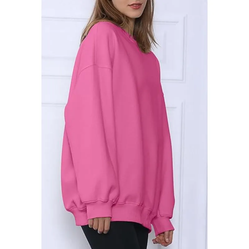 Casual Style Comfy Oversized Sweatshirts