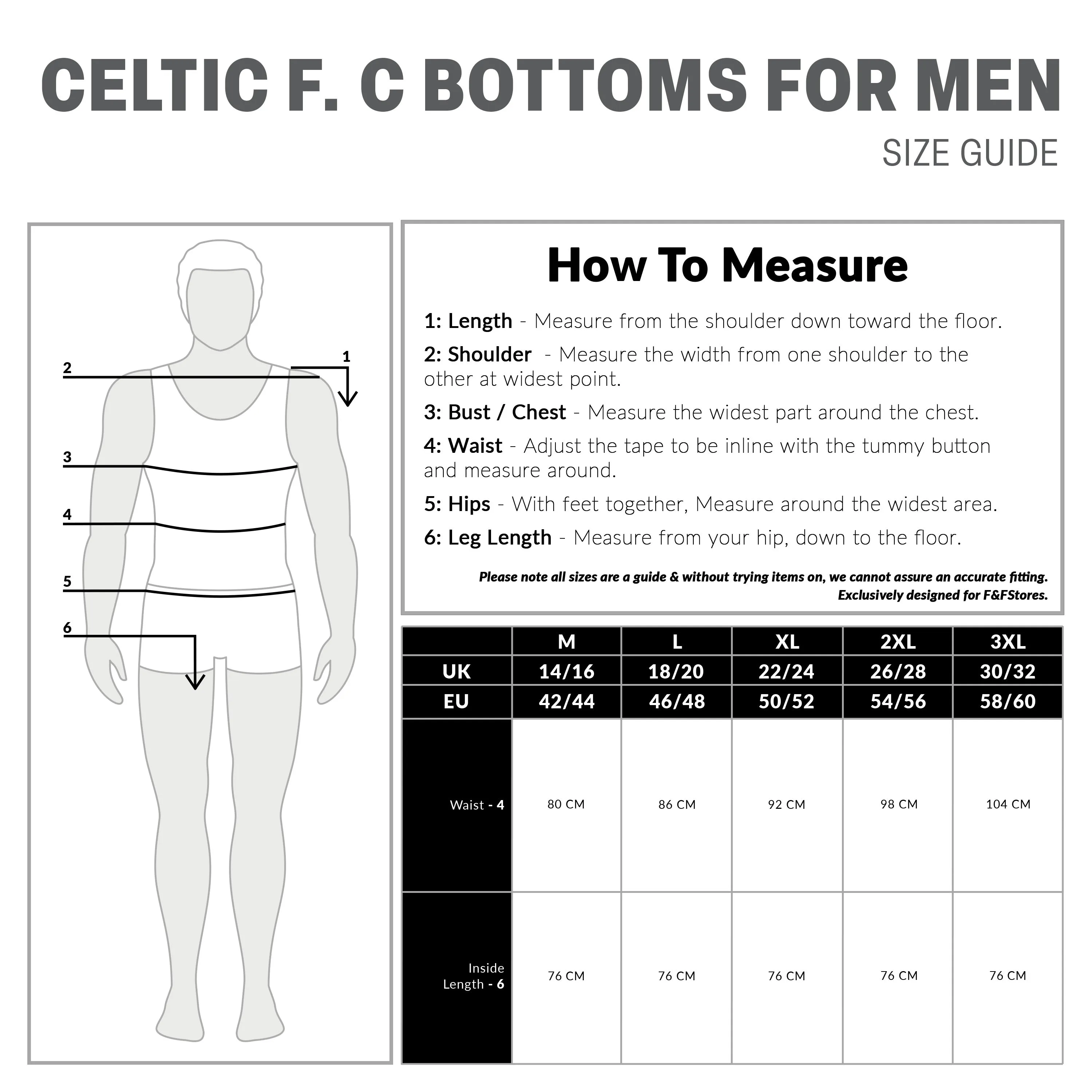 Celtic F.C. Mens Pyjama Bottoms - Comfy Nightwear Pyjamas for Men