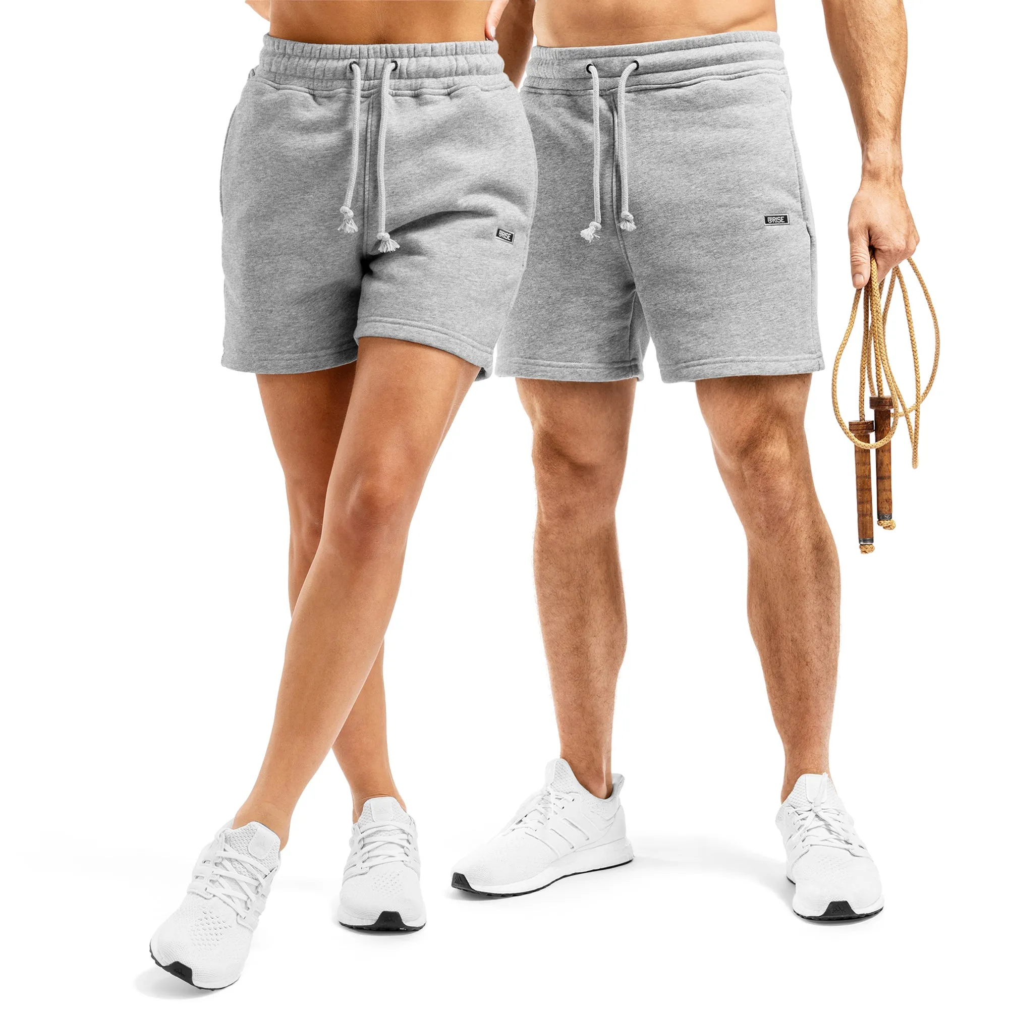 Comfy Shorts 5" - Light Grey