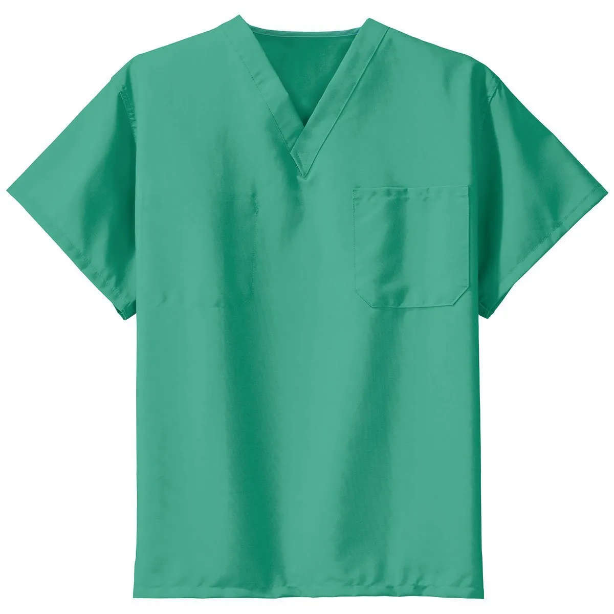 CornerStone Men's Jade Green Reversible V-Neck Scrub Top