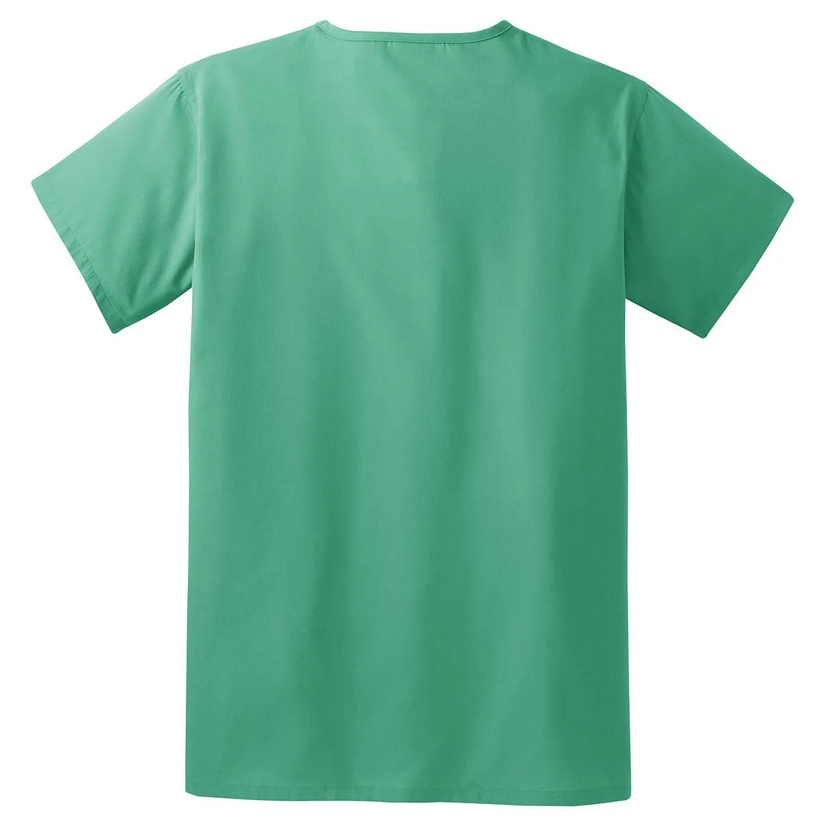 CornerStone Men's Jade Green Reversible V-Neck Scrub Top