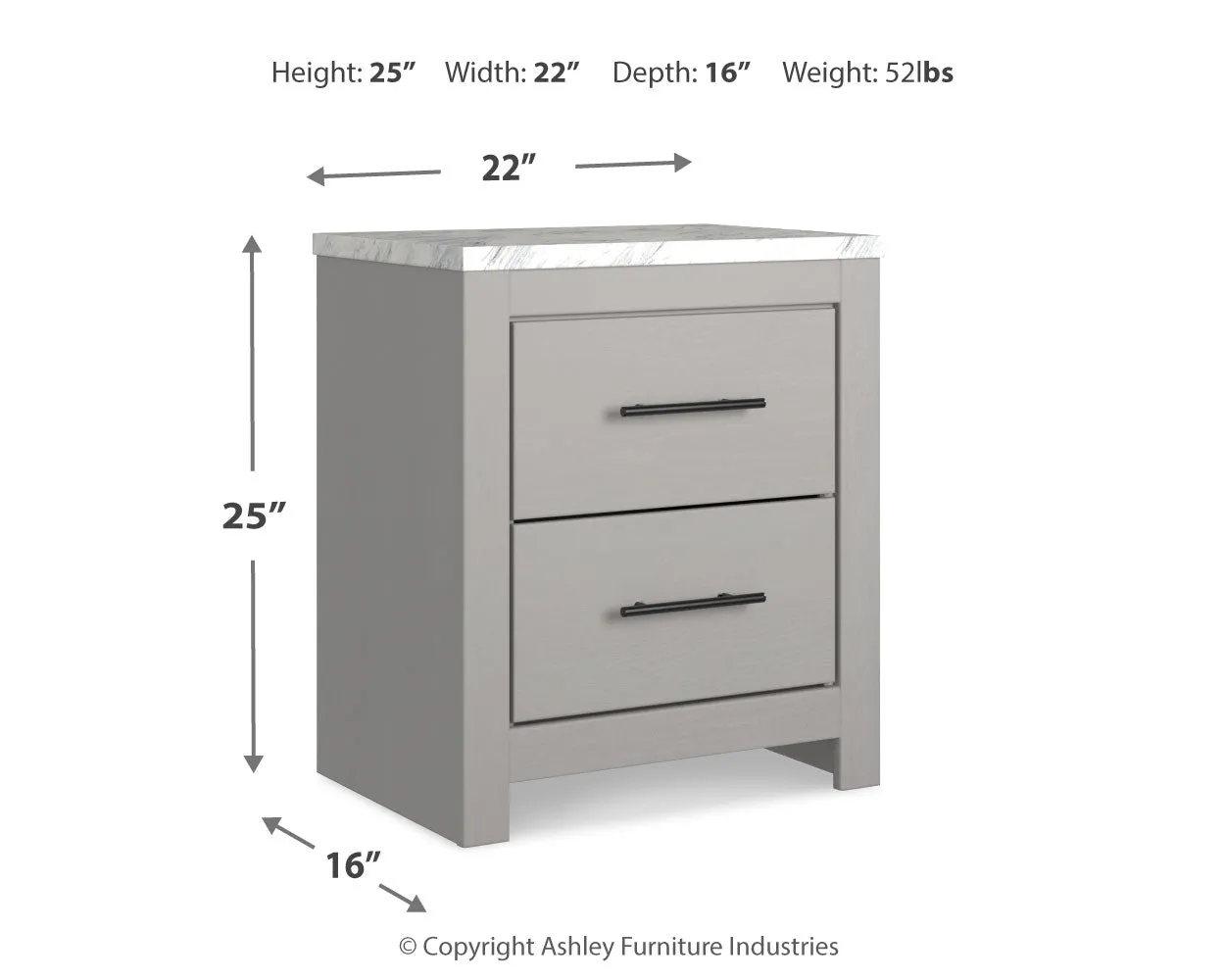 Cottonburg Queen Panel Bed with Mirrored Dresser and Nightstand in Light Gray/White