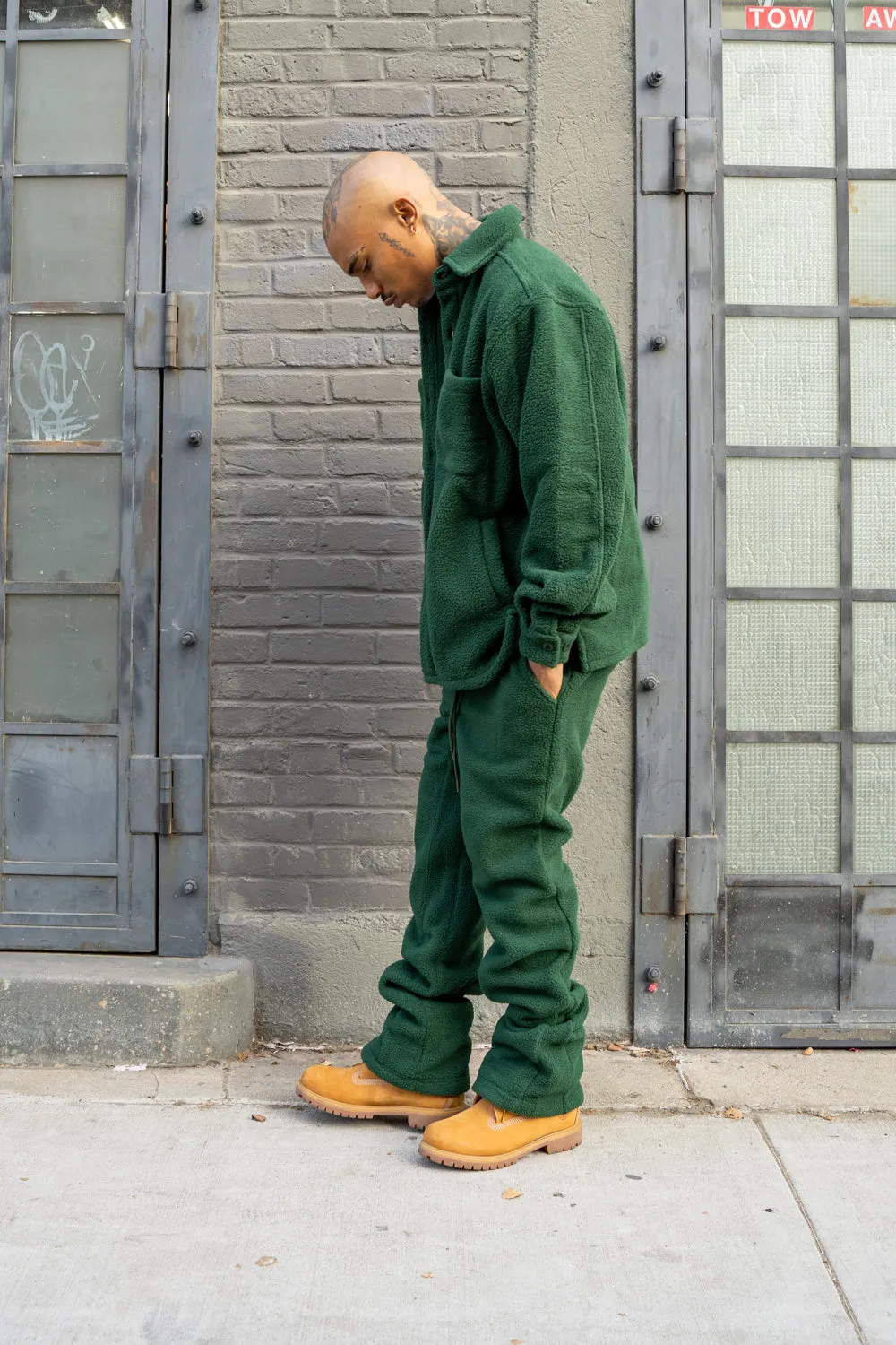 EPTM COMFY FLARE PANTS-HUNTER GREEN