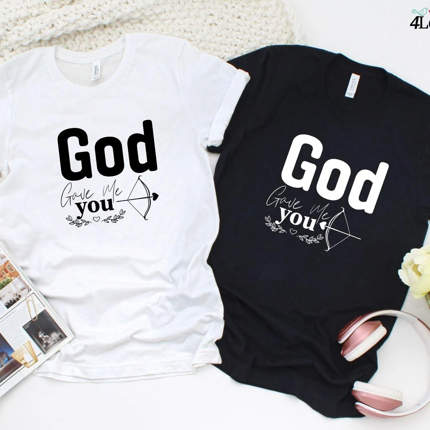 God Gave Me You Dual Set: Matching Outfits for Couples