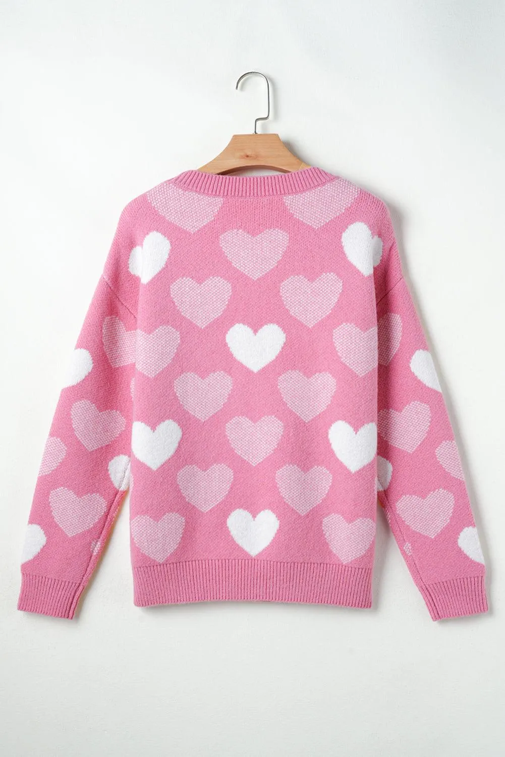 Hearts and Pearls Valentine Sweater