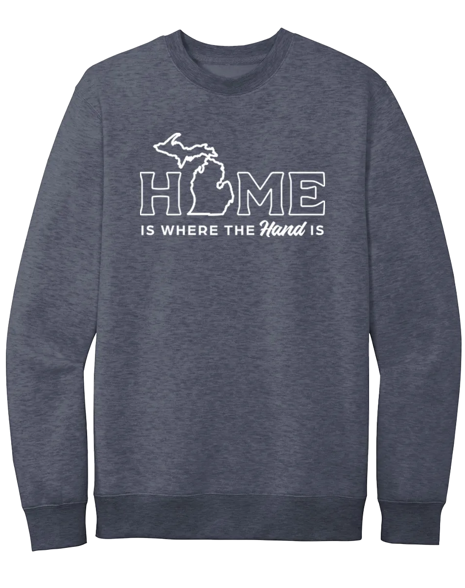 Home is Where the Hand Is Crewneck Sweatshirt