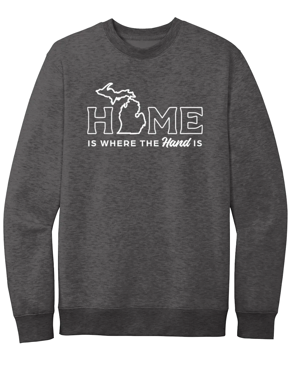 Home is Where the Hand Is Crewneck Sweatshirt