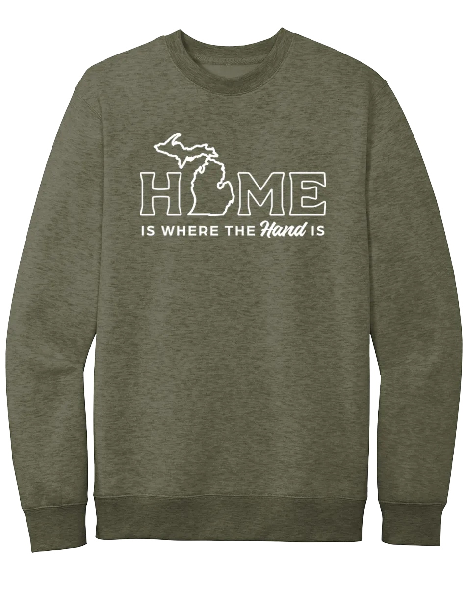 Home is Where the Hand Is Crewneck Sweatshirt