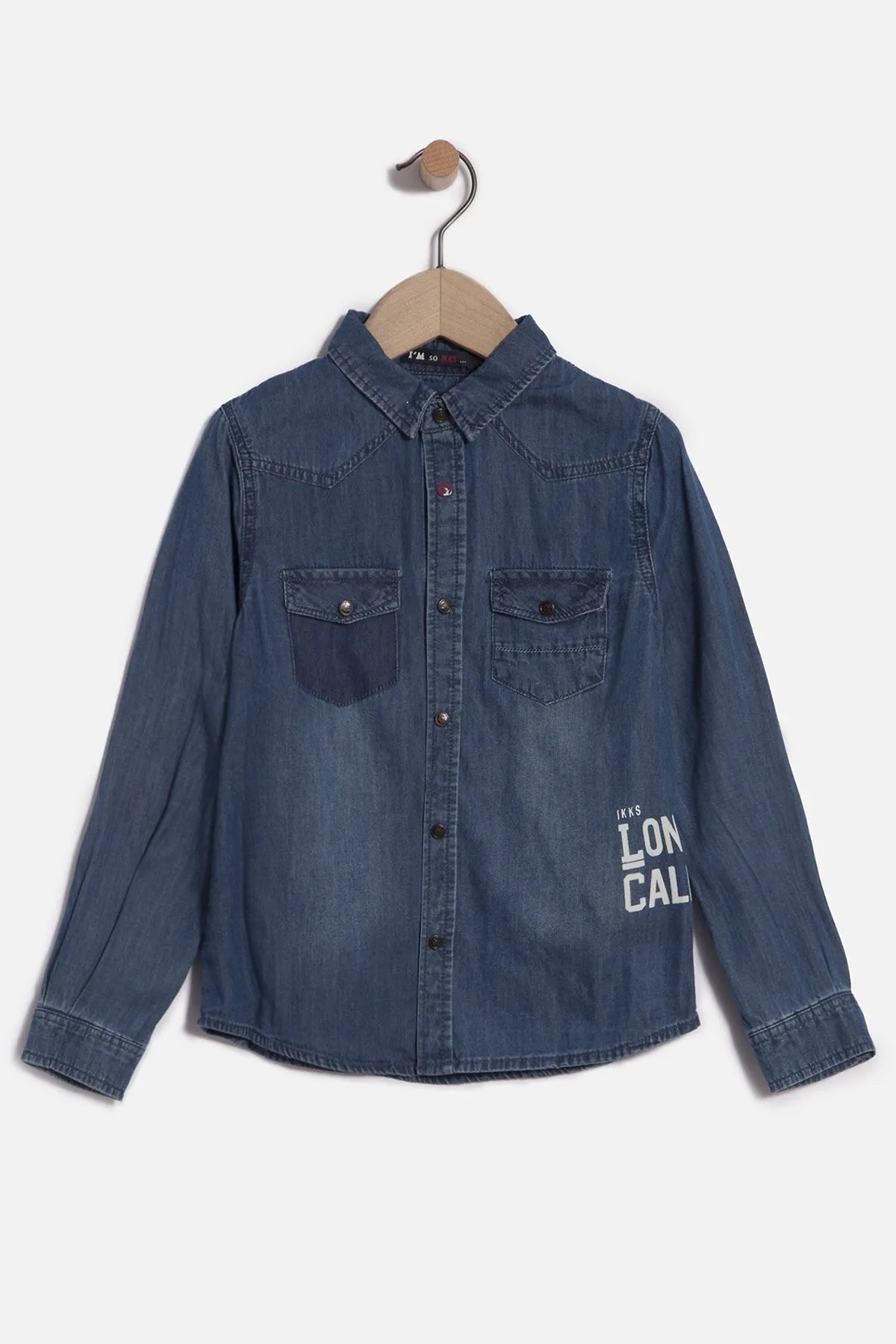 IKKS Denim Boys Shirt (Size 4 left)