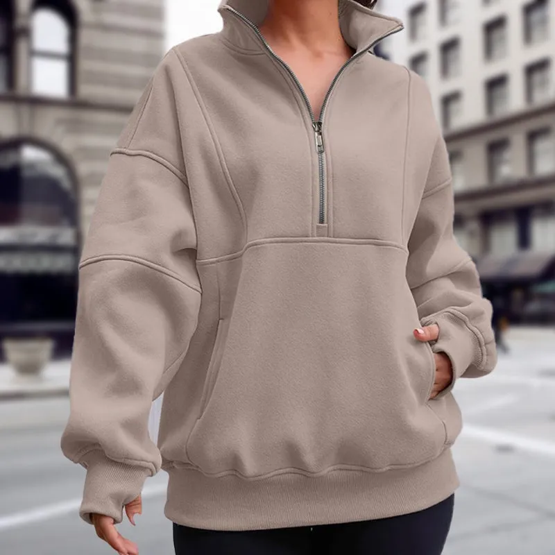 Ivyshape | Chic Zipper Sweater for Women