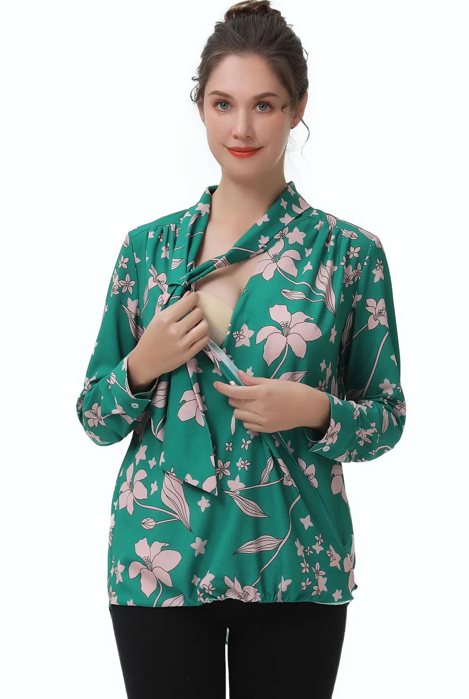 Kimi   Kai Maternity "Grace" Nursing Blouse