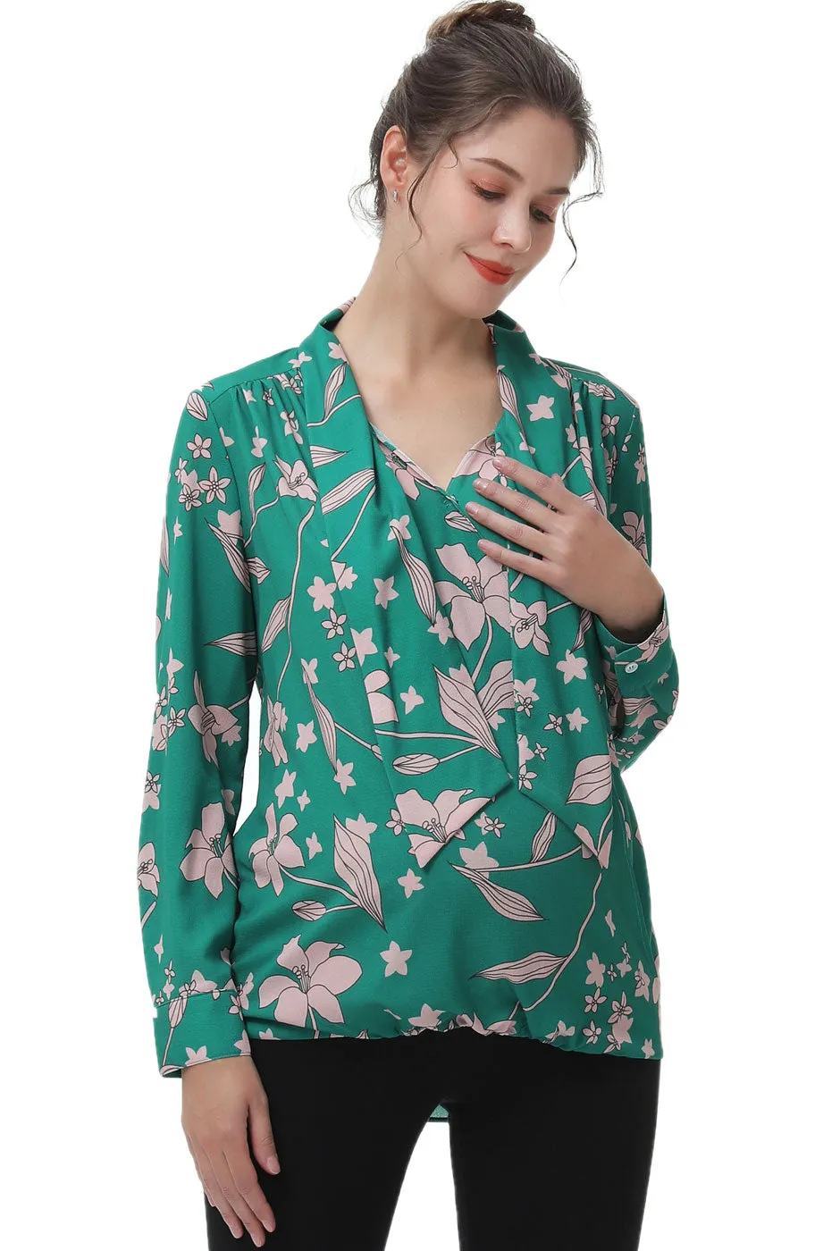 Kimi   Kai Maternity "Grace" Nursing Blouse