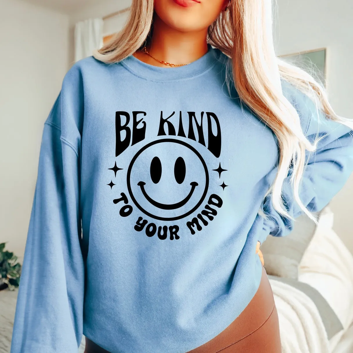 Kind to Your Mind • Blue Pullover