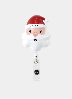 Koi Retractable Badge Reel with Sound - Santa