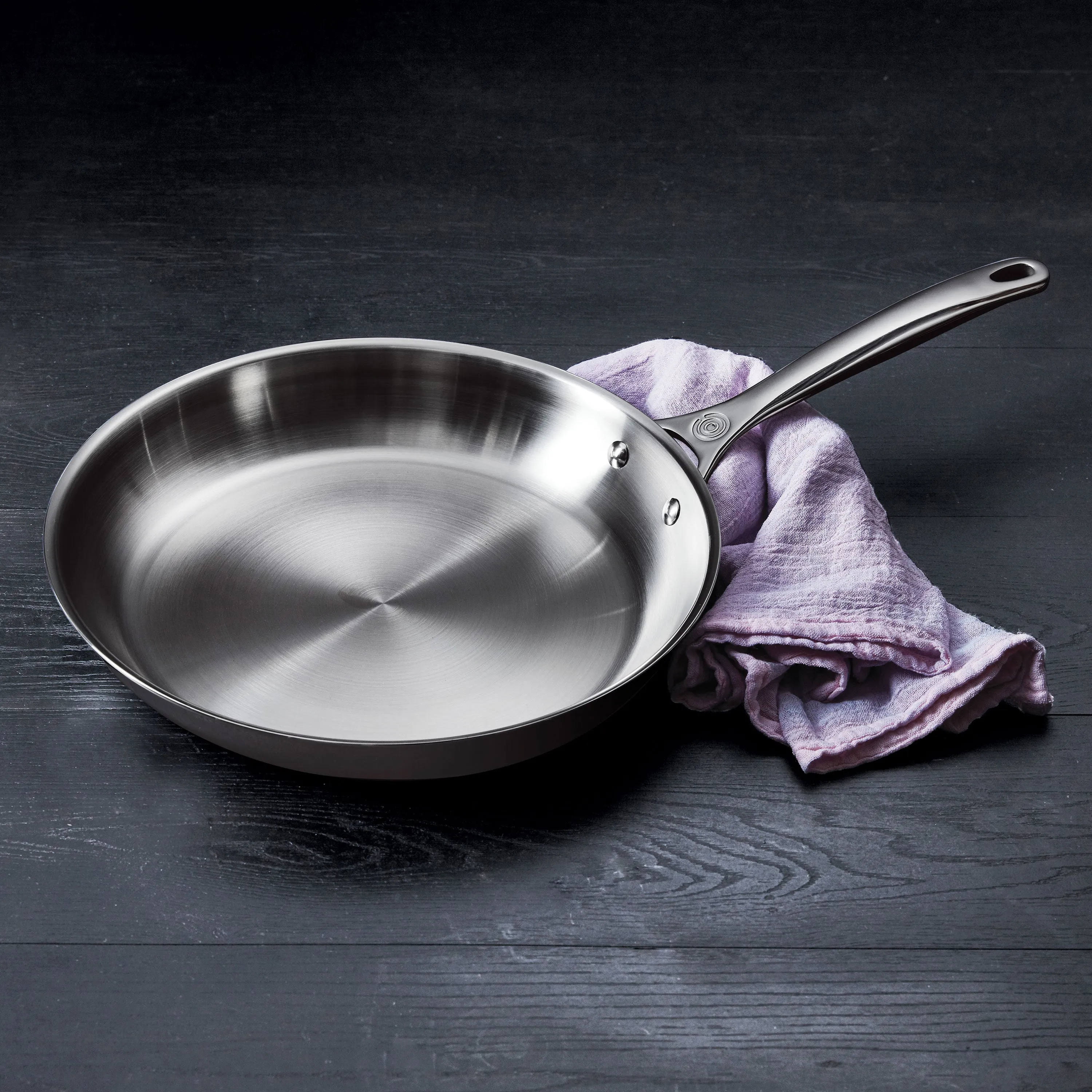 Le Creuset Stainless Steel 8 & 10" Fry Pan Set