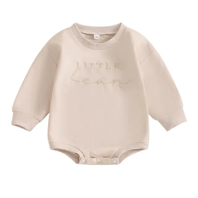 LITTLE BEAN Embroidered Long-Sleeve