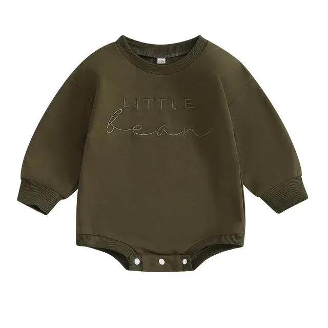 LITTLE BEAN Embroidered Long-Sleeve