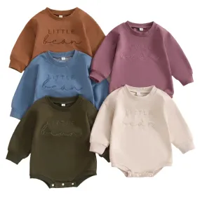 LITTLE BEAN Embroidered Long-Sleeve