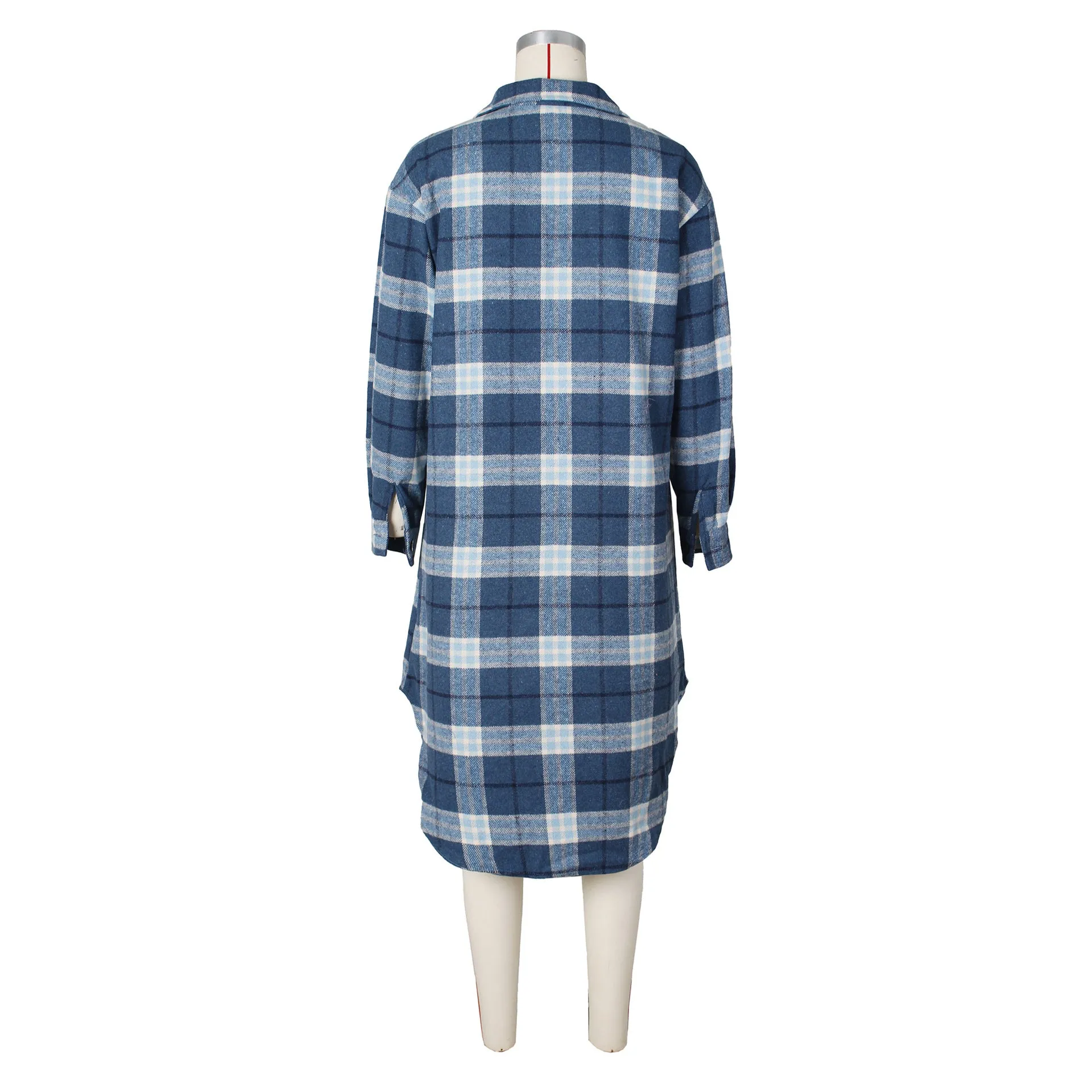 MB FASHION LONG SLEEVE FLANNEL OUTERWEAR 0648LY