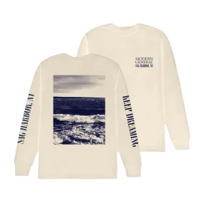 Modern General® Artwear "Keep Dreaming" Long Sleeve T-Shirt in Ivory