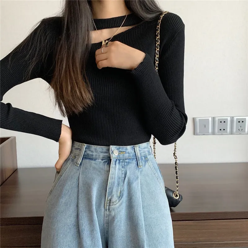 Molly O-Neck Long Sleeve Sweater