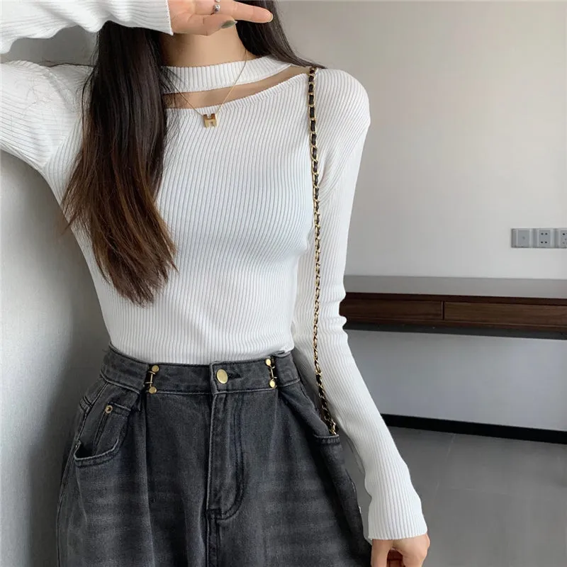 Molly O-Neck Long Sleeve Sweater