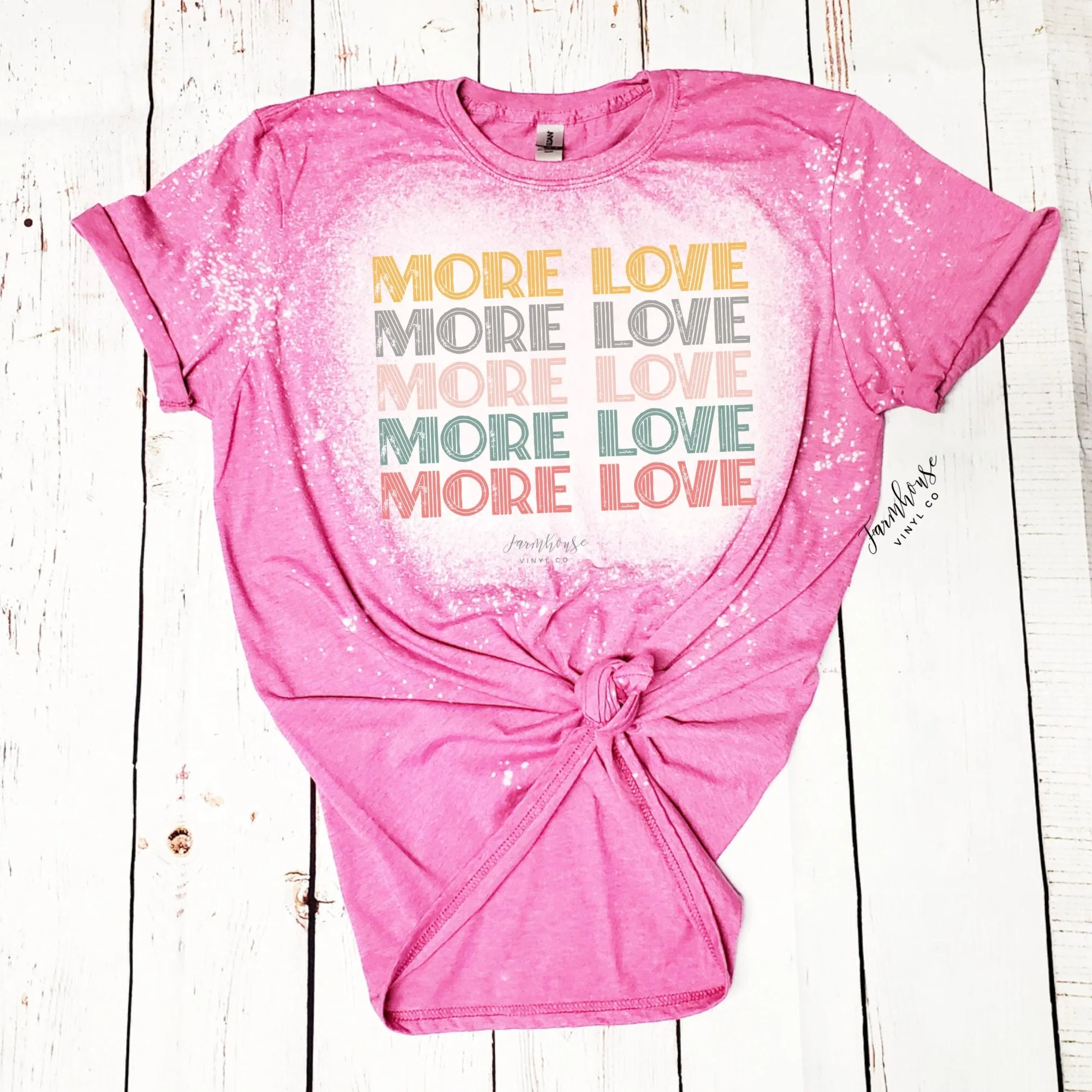 More Love Stacked Retro Shirt