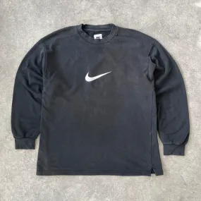 Nike 1990s heavyweight embroidered sweatshirt (L)