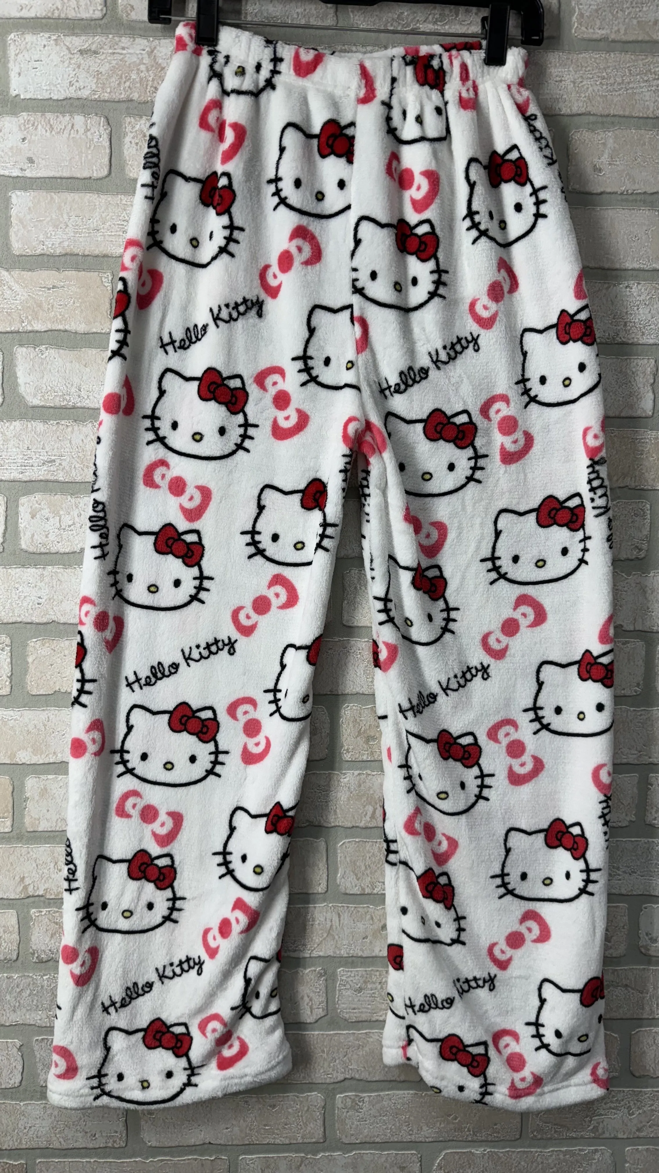 Pants - Hello Kitty Bows - White