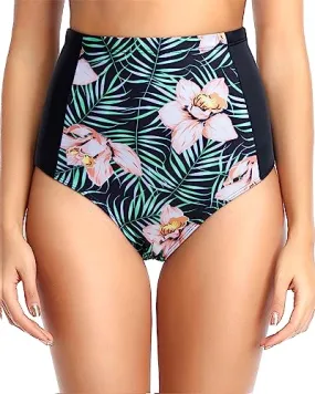 Retro Tummy Control Swimsuit Bottoms