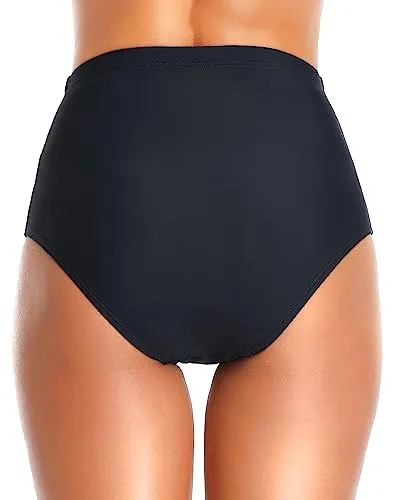 Retro Tummy Control Swimsuit Bottoms