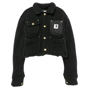 sacai X Carhartt WIP Unisex Knit Jacket Michigan