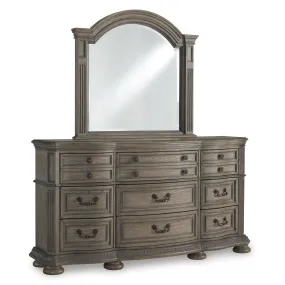 Signature Design by Ashley Ardenfield 9-Drawer Dresser with Mirror B944-31/B944-36