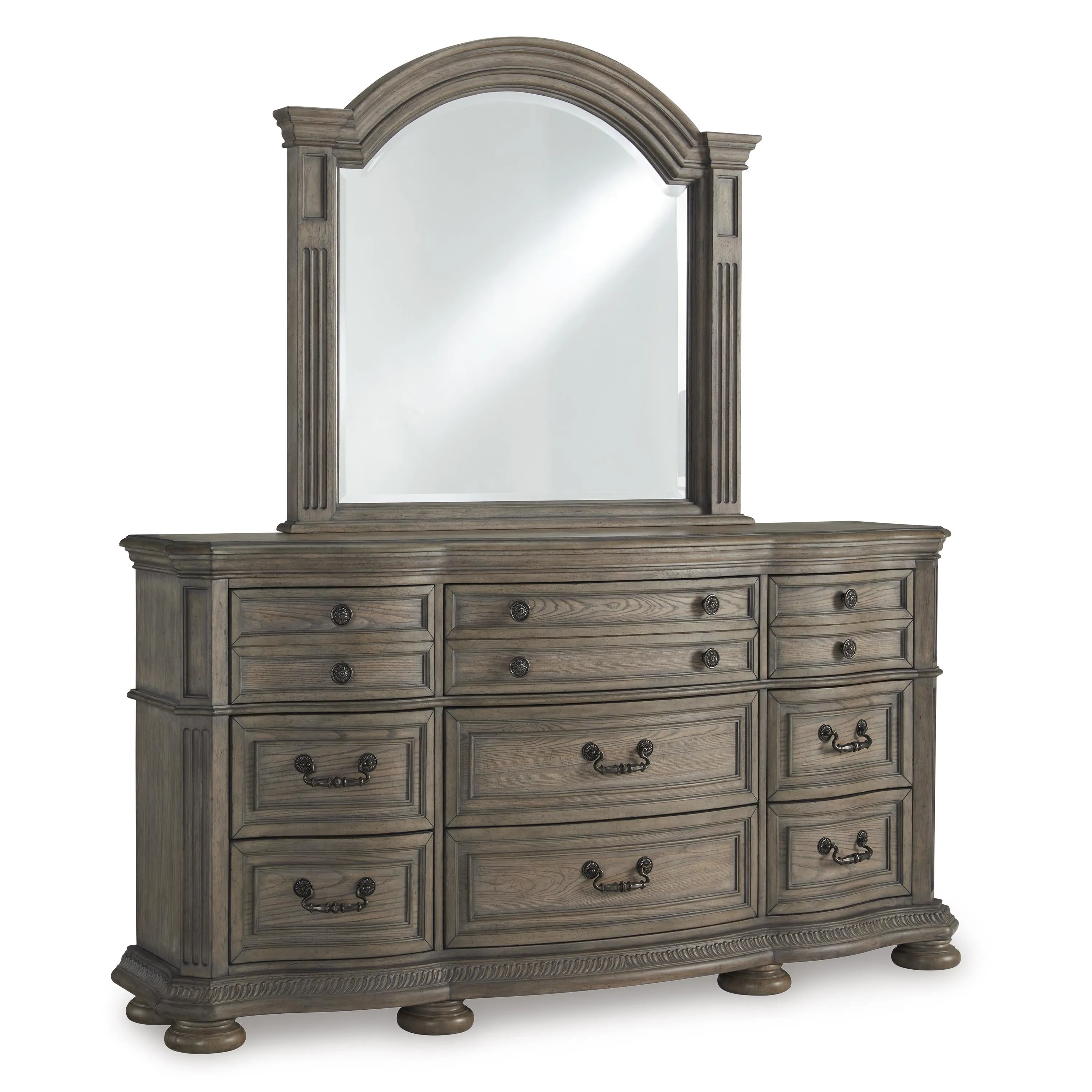 Signature Design by Ashley Ardenfield 9-Drawer Dresser with Mirror B944-31/B944-36