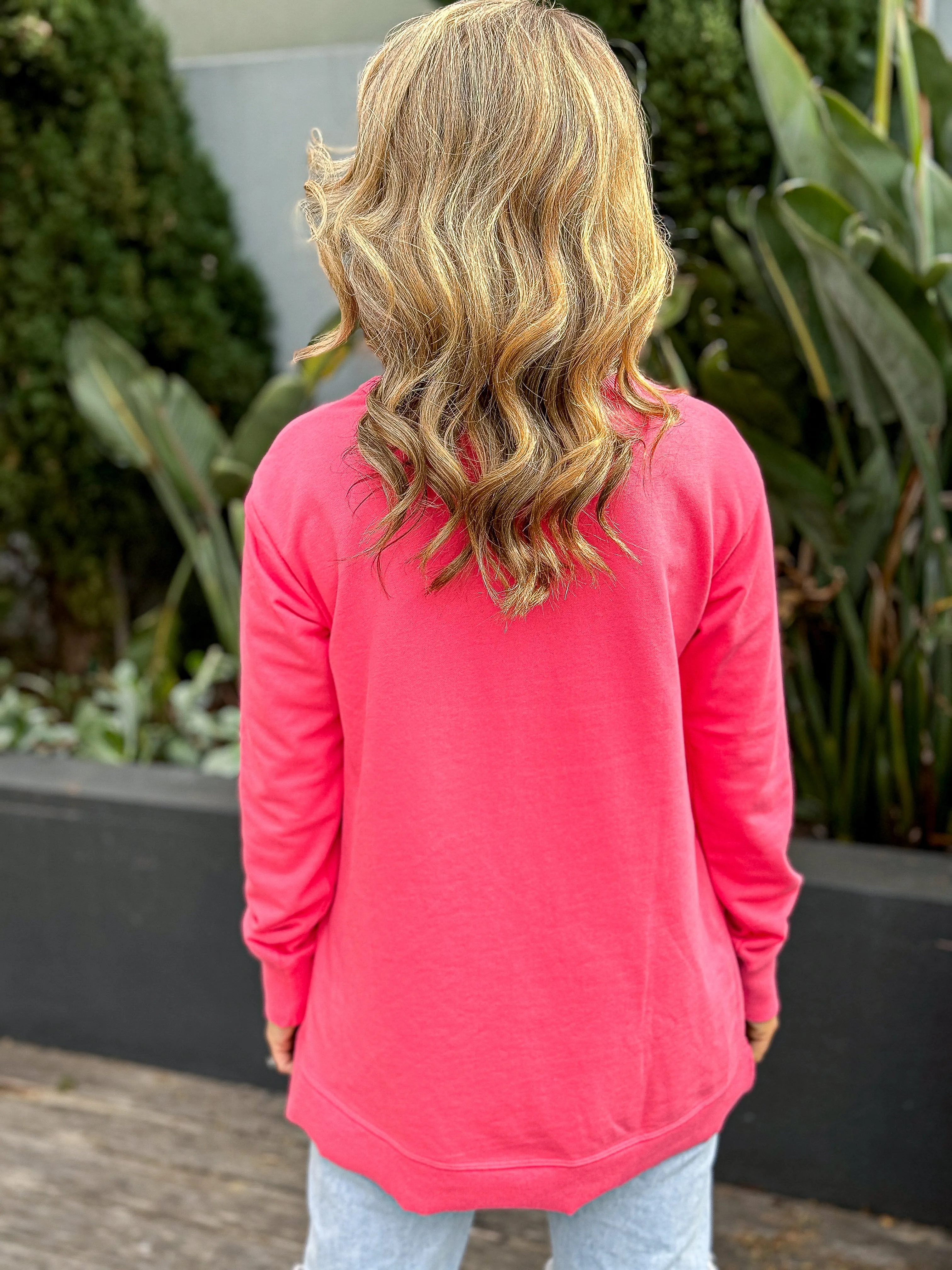 Ulverstone Sweater - Raspberry