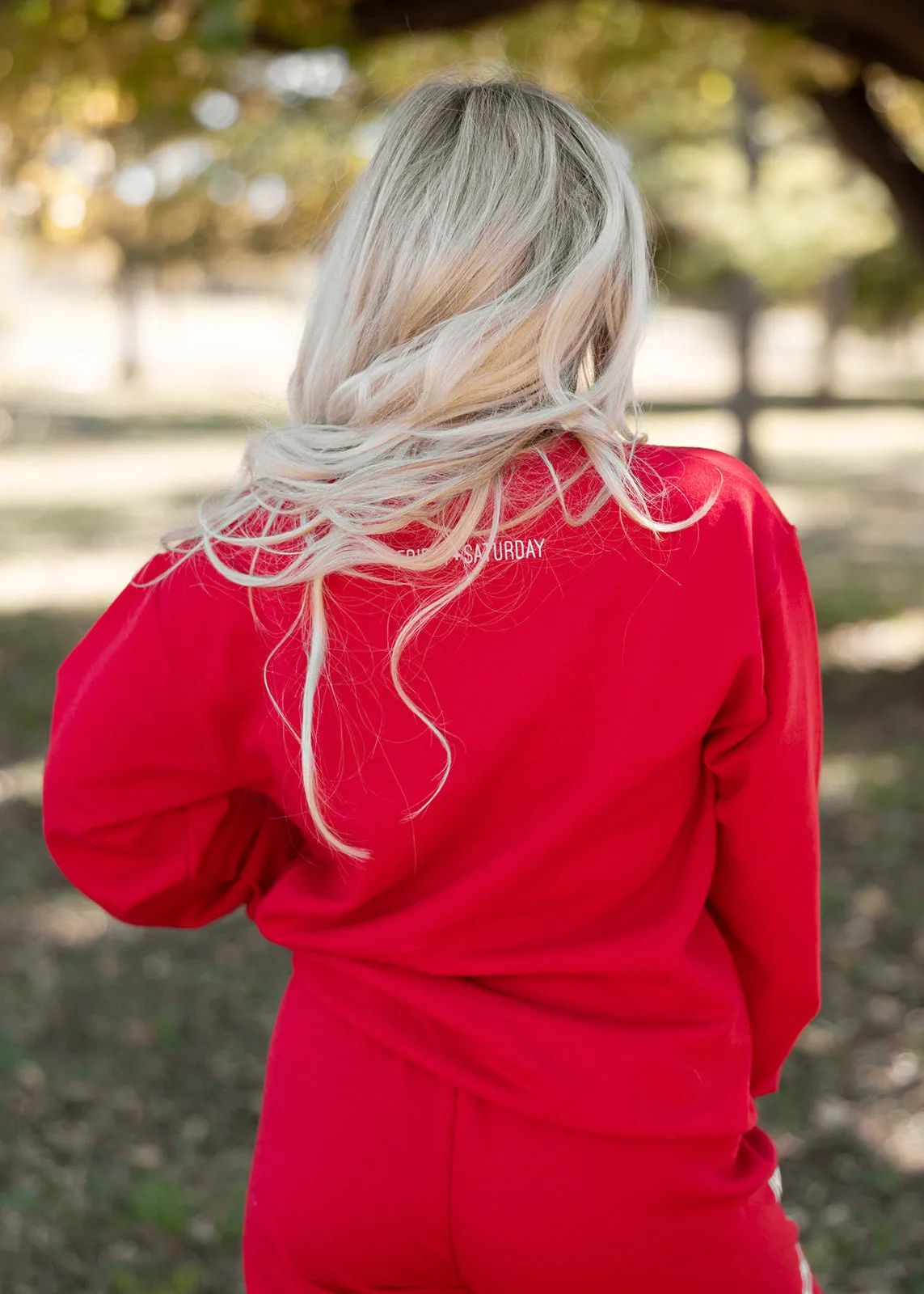 Vintage Santa Claus Bright Red Sweatshirt